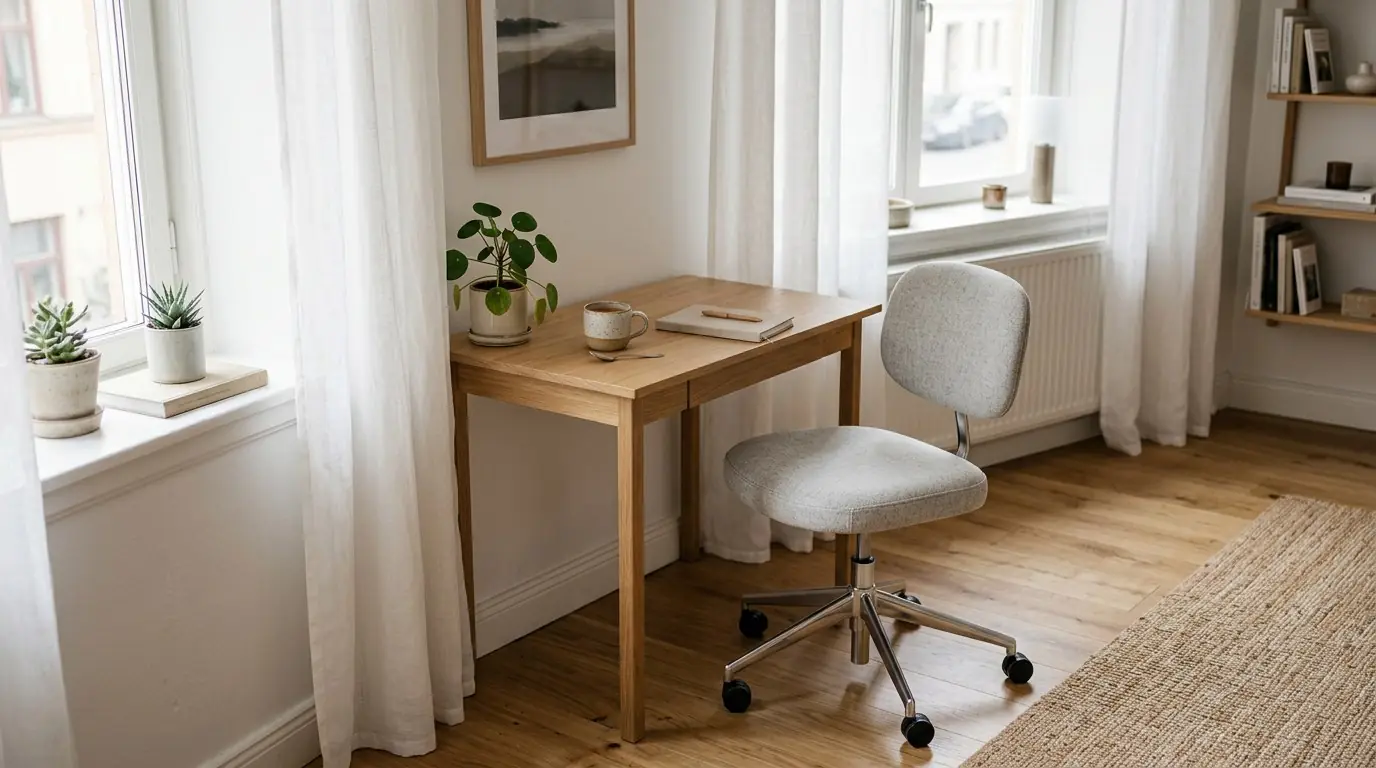 Silla de oficina para teletrabajo en casa