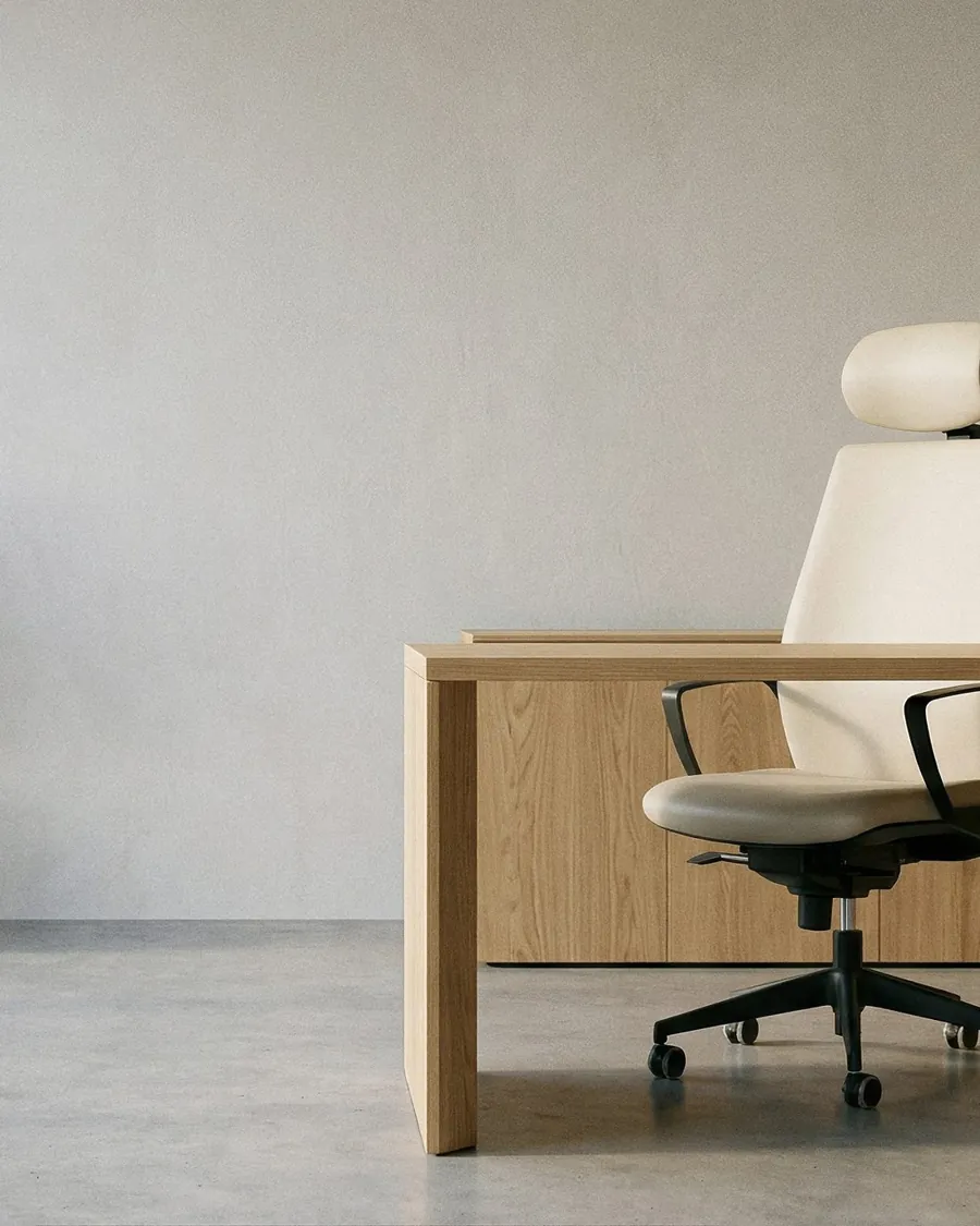 Sillón de dirección Jay en un despacho